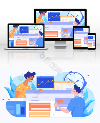 數(shù)據(jù)互聯(lián)網(wǎng)驅(qū)動下的高效開發(fā) 商務(wù)辦公與新媒體插畫的藝術(shù)融合